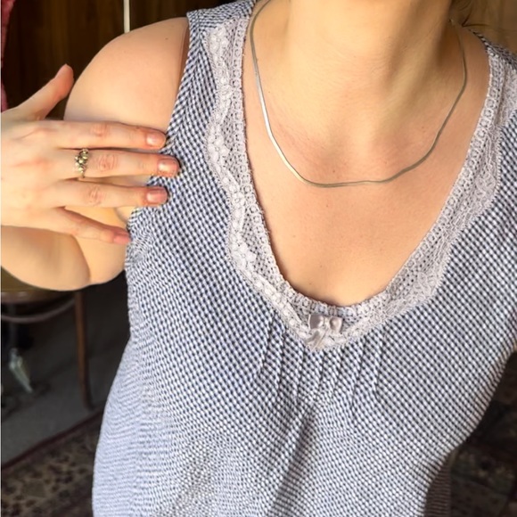 Vintage Nightgown Dress with Lace and Bow - Picture 2 of 7